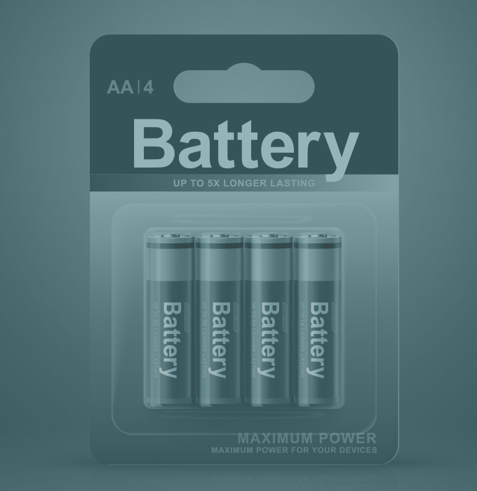 Consumer packaging for batteries